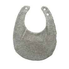 Load image into Gallery viewer, Cotton Waffle Bib - Grey