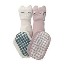 Load image into Gallery viewer, Tot and Toe everyday play grip socks for all seasons socks for toddlers premium full grip under sole no slipping anti-slip yoga sock safe warm comfortable