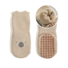 Load image into Gallery viewer, Terry Grip Socks - Tan (2-pairs)