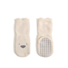 Load image into Gallery viewer, Extra Warm Terry Grip Socks - Blush and Cream (2-pairs)